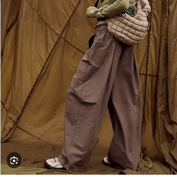 FP Movement by Free People Khaki and Brown Wide-Leg Pants - Picture 4 of 10
